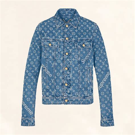 supreme louis vuitton jean jacket price|supreme Louis Vuitton denim jacket.